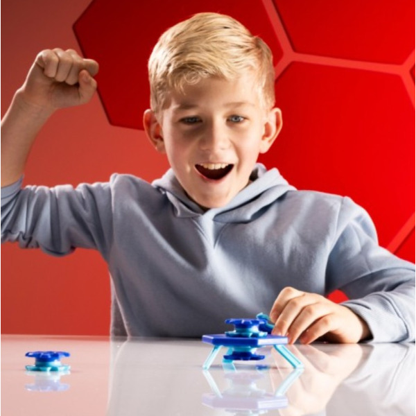 MAGSHUTO niebieski zestaw startowy gra zręcznościowa Fat Brain Toy 6+