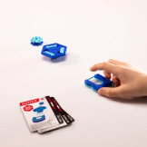 MAGSHUTO niebieski zestaw startowy gra zręcznościowa Fat Brain Toy 6+