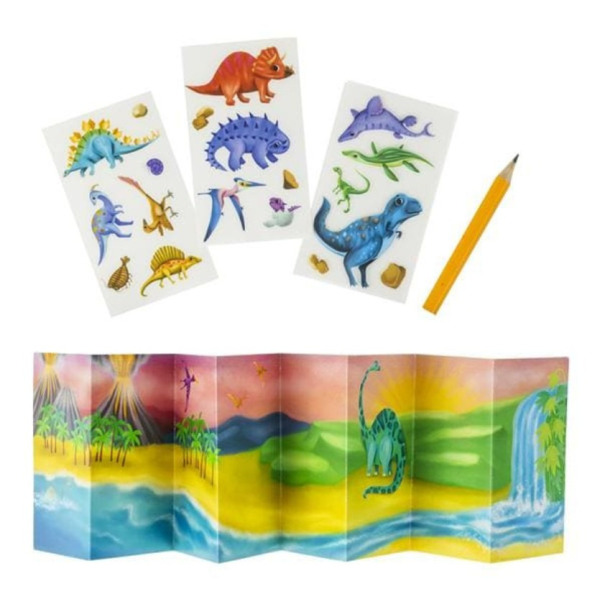 DINOZAURY zestaw kreatywny z folią transferową Transfer Magic mini Tiger Tribe 3+