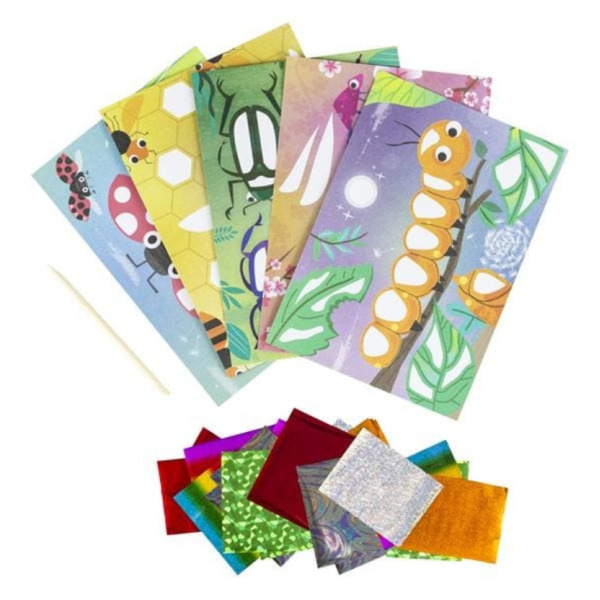 RADOSNE ROBACZKI zestaw artystyczny z folią transferową Tiger Tribe 5+