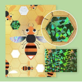 RADOSNE ROBACZKI zestaw artystyczny z folią transferową Tiger Tribe 5+