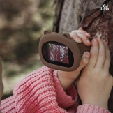 KidLupe - mikroskop dla dzieci z ekranem i powiększeniem x1000 - brązowy Kidinex 3+