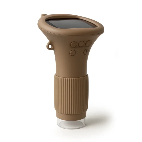 KidLupe - mikroskop dla dzieci z ekranem i powiększeniem x1000 - brązowy Kidinex 3+