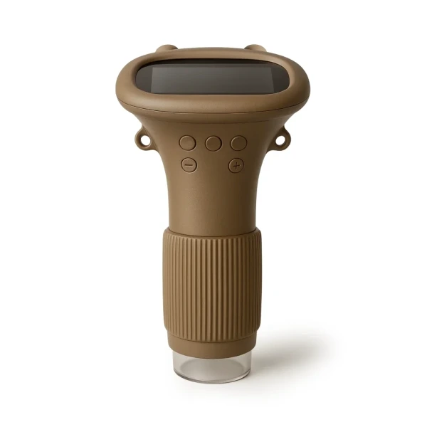 KidLupe - mikroskop dla dzieci z ekranem i powiększeniem x1000 - brązowy Kidinex 3+