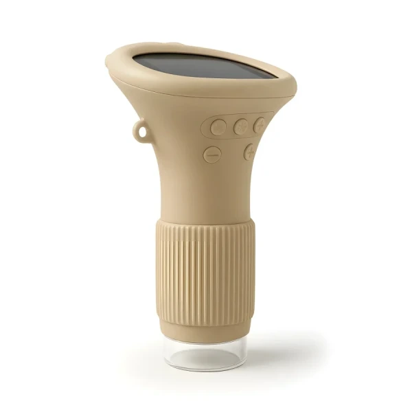 KidLupe - mikroskop dla dzieci z ekranem i powiększeniem x1000 - beżowy Kidinex 3+