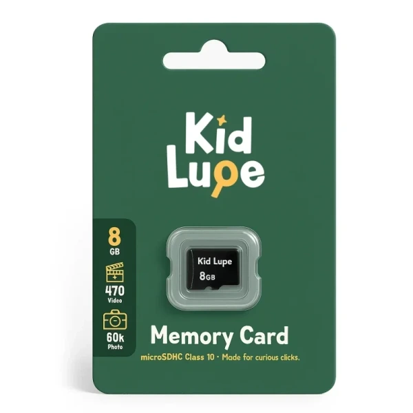 Karta pamięci SDHC 8GB do mikroskopu KidLupe - miejsce na tysiące odkryć - Kidinex