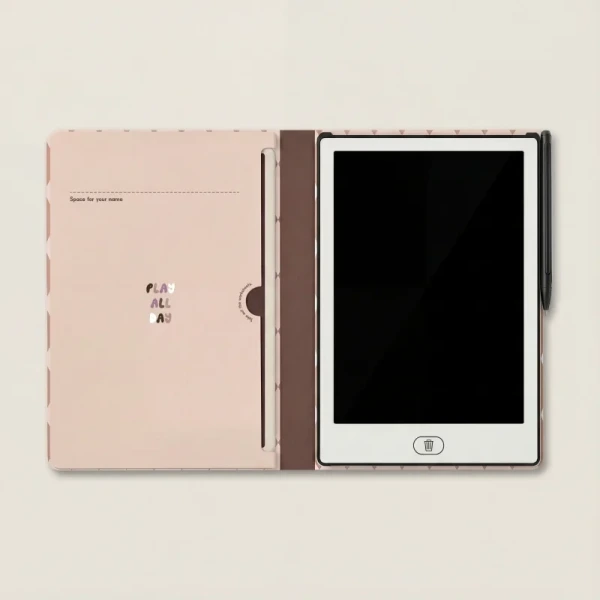 KidBook - tablet graficzny z kartami pracy do nauki rysowania i pisania - Rabbit Kidinex 3+