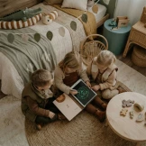 KidBook - tablet graficzny z kartami pracy do nauki rysowania i pisania - Safari Kidinex 3+