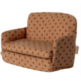 ROZKŁADANA KANAPA W KROPKI akcesoria dla lalek i myszek Maileg 3+