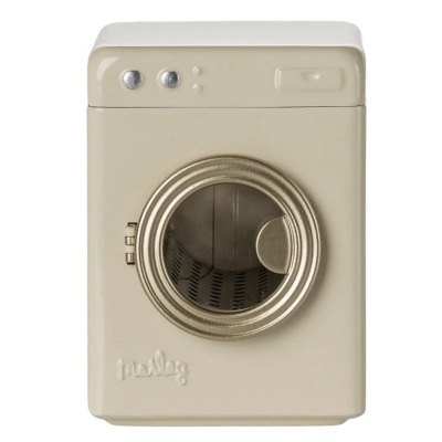 METALOWA PRALKA metalowa biała vintage akcesoria dla myszek i lalek Off white Maileg 3+