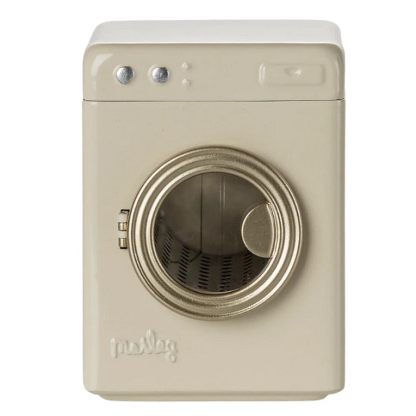 METALOWA PRALKA metalowa biała vintage akcesoria dla myszek i lalek Off white Maileg 3+