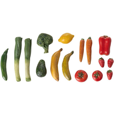 WARZYWA I OWOCE w skrzyneczce akcesoria dla lalek i myszek Maileg 3+