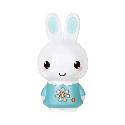 Alilo Honey Bunny G6PRO - króliczek, który rośnie razem z dzieckiem MP3, Bluetooth, lampka nocna i dyktafon 0+ turkusowy