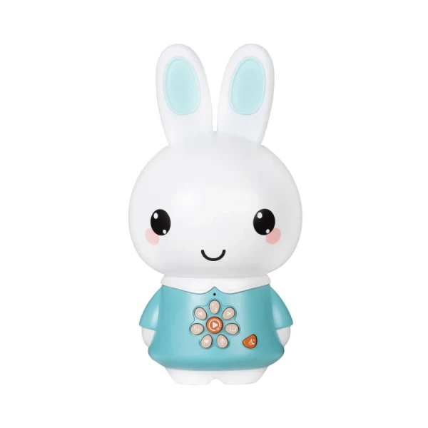 Alilo Honey Bunny G6PRO - króliczek, który rośnie razem z dzieckiem MP3, Bluetooth, lampka nocna i dyktafon 0+ turkusowy