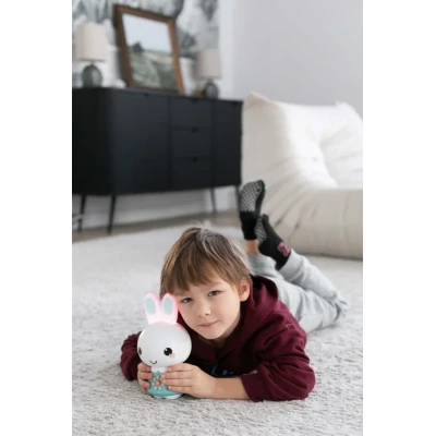 Alilo Honey Bunny G6PRO - króliczek, który rośnie razem z dzieckiem MP3, Bluetooth, lampka nocna i dyktafon 0+ turkusowy