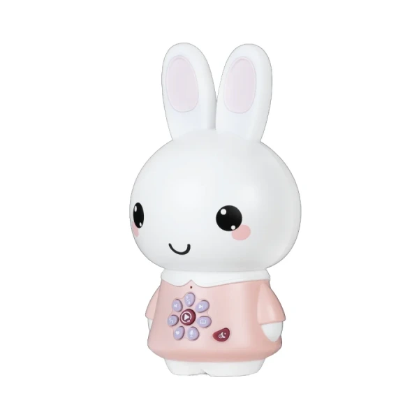 Alilo Honey Bunny G6PRO - króliczek, który rośnie razem z dzieckiem MP3, Bluetooth, lampka nocna i dyktafon 0+ pudrowy róż