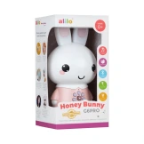 Alilo Honey Bunny G6PRO - króliczek, który rośnie razem z dzieckiem MP3, Bluetooth, lampka nocna i dyktafon 0+ pudrowy róż