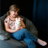 Alilo Honey Bunny G6PRO - króliczek, który rośnie razem z dzieckiem MP3, Bluetooth, lampka nocna i dyktafon 0+ pudrowy róż