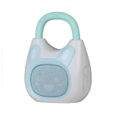 Alilo Pocket Bunny K1 - kompaktowy odtwarzacz MP3 i głośnik Bluetooth dla dzieci niebieski + mięta
