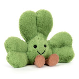 ZABAWNA TRÓJLISTNA KONICZYNKA zielona przytulanka Amuseables Siofra Shamrock 15 cm Jellycat 0+