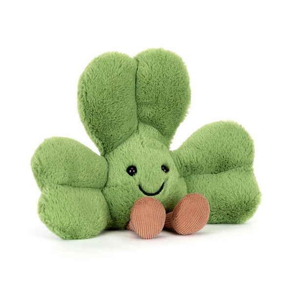 ZABAWNA TRÓJLISTNA KONICZYNKA zielona przytulanka Amuseables Siofra Shamrock 15 cm Jellycat 0+