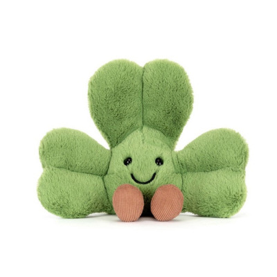 ZABAWNA TRÓJLISTNA KONICZYNKA zielona przytulanka Amuseables Siofra Shamrock 15 cm Jellycat 0+