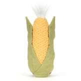 ZABAWNA KOLBA KUKURYDZY żółto-zielona przytulanka Amuseables Sweetcorn 27 cm Jellycat 0+