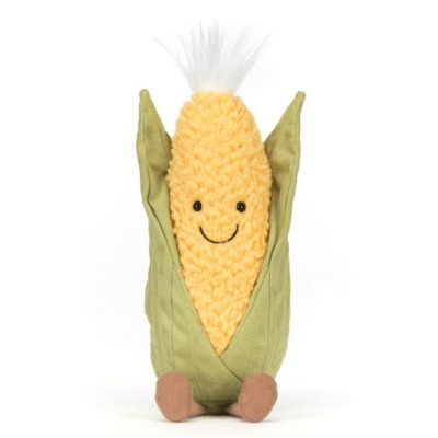 ZABAWNA KOLBA KUKURYDZY żółto-zielona przytulanka Amuseables Sweetcorn 27 cm Jellycat 0+