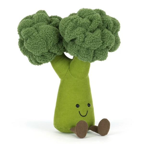 ZABAWNY BROKUŁ zielona przytulanka Amuseables Broccoli 24 cm Jellycat 0+
