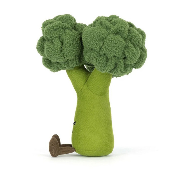 ZABAWNY BROKUŁ zielona przytulanka Amuseables Broccoli 24 cm Jellycat 0+