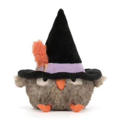 SOWA CZARODZIEJKA W KAPELUSZU przytulanka 17 cm Jellycat 12m+