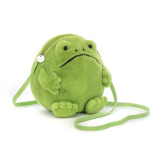 DESZCZOWA ŻABA RICKY materiałowa torebka na ramię 17 cm Jellycat