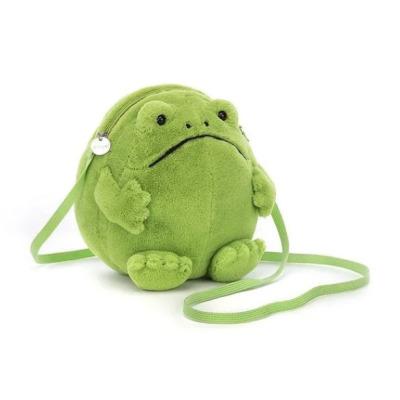 DESZCZOWA ŻABA RICKY materiałowa torebka na ramię 17 cm Jellycat