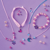 Zestaw kreatywny do tworzenia biżuterii z zawieszkami zmieniającymi kolor Janod 6+