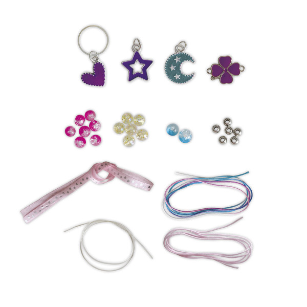Zestaw kreatywny do tworzenia biżuterii z zawieszkami zmieniającymi kolor Janod 6+