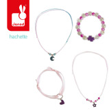 Zestaw kreatywny do tworzenia biżuterii z zawieszkami zmieniającymi kolor Janod 6+