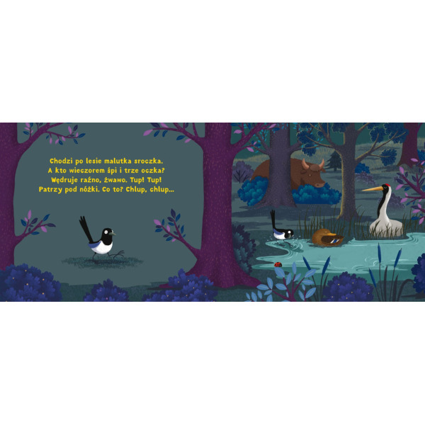 ROK W LESIE. ZASYPIANKA książka kartonowa Tomasz Plebański, Emilia Dziubak wyd. Nasza Księgiarnia