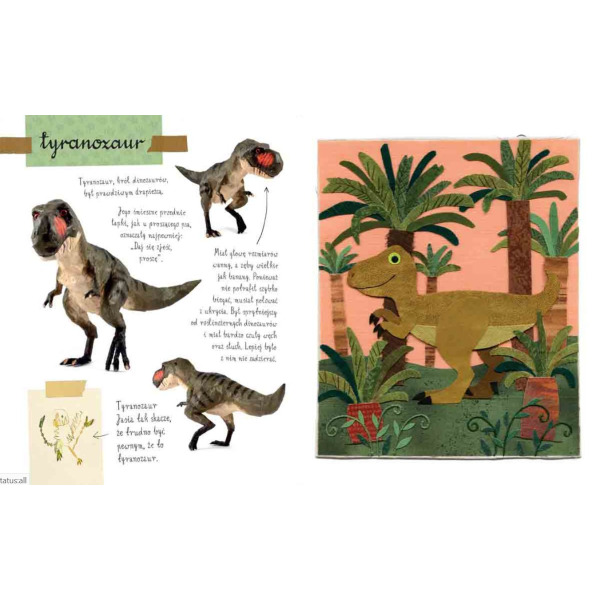 MAŁY ATLAS DINOZAURÓW Ewy i Pawła Pawlaków książka kartonowa dla dzieci wyd. Nasza Księgarnia