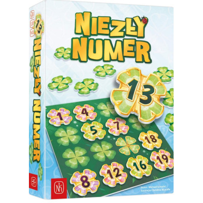 NIEZŁY NUMER planszowa gra rodzinna wyd. Nasza Księgarnia 8+