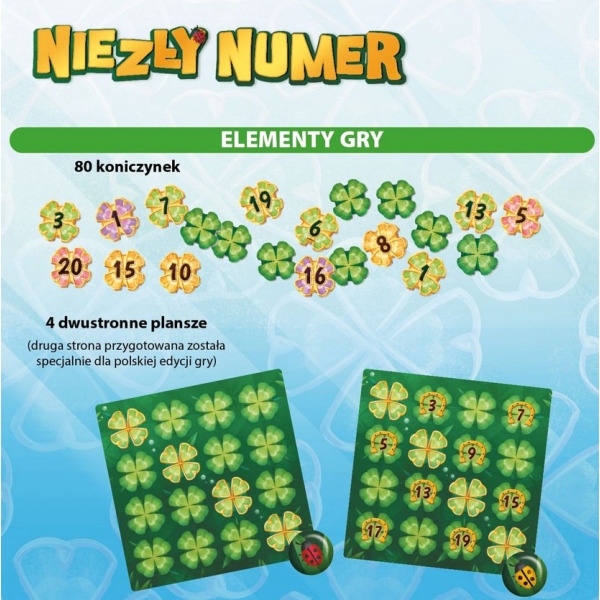 NIEZŁY NUMER planszowa gra rodzinna wyd. Nasza Księgarnia 8+