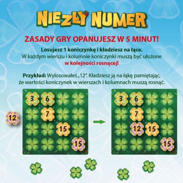 NIEZŁY NUMER planszowa gra rodzinna wyd. Nasza Księgarnia 8+