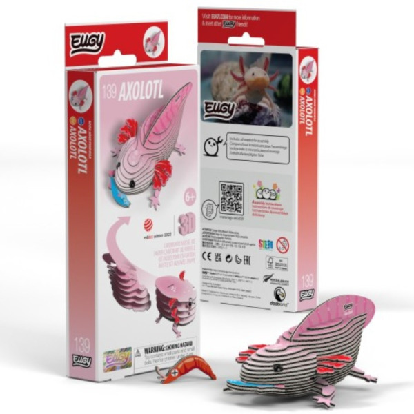 AKSOLOTL układanka przestrzenna płaz 3D Eugy 6+