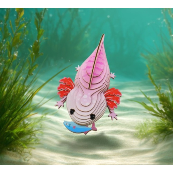 AKSOLOTL układanka przestrzenna płaz 3D Eugy 6+