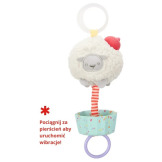 OWIECZKA wibrująca grzechotka z gryzakiem mini zawieszka do wózka Skip Hop