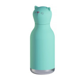 KOTEK niebieska butelka termiczna ze słomką 460 ml Bestie Asobu