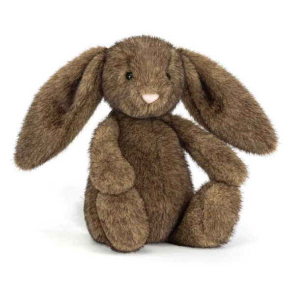 KRÓLICZEK LUX granatowa mgła przytulanka Bashful Hopscone 31 cm Jellycat 12m+