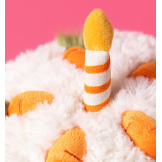 ZABAWNE CIASTO MARCHEWKOWE torcik ze świeczką przytulanka 15 cm Amuseables Carrot Cake Jellycat 12m+