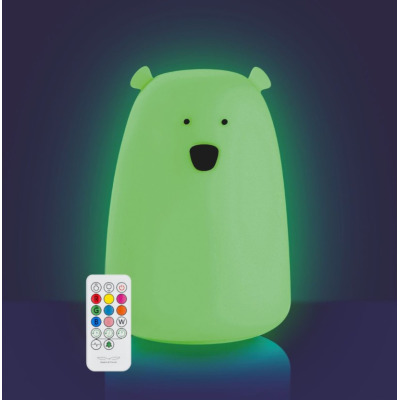 DUŻY MIŚ lampka świecąca w ciemności z pilotem Rabbits&Friends