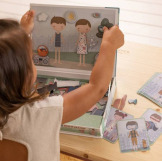 ROSA&JIM układanka magnetycza zestaw magnesów Little Dutch 3+