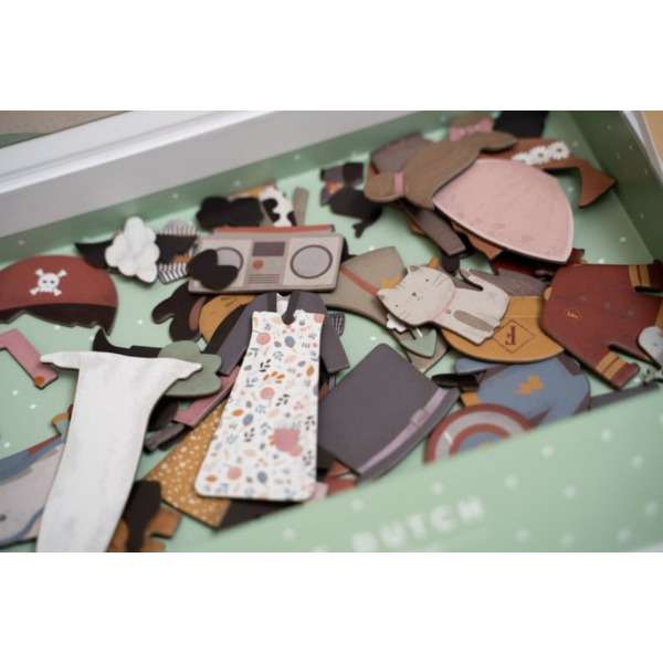 ROSA&JIM układanka magnetycza zestaw magnesów Little Dutch 3+